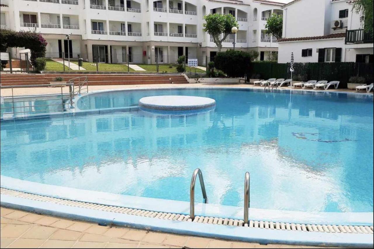 Apartamento Bajo Con Piscina Macarella Cala'N Blanes  Exteriör bild